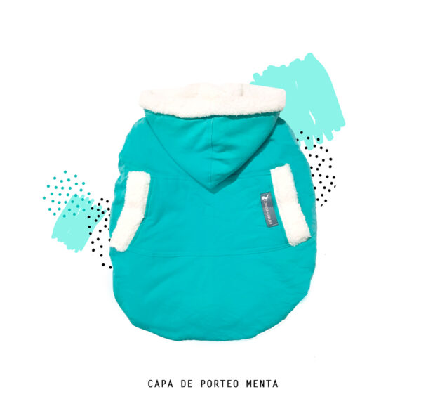 Capa de porteo menta