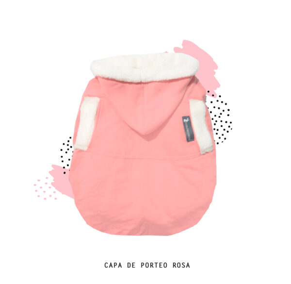 Capa de porteo rosa