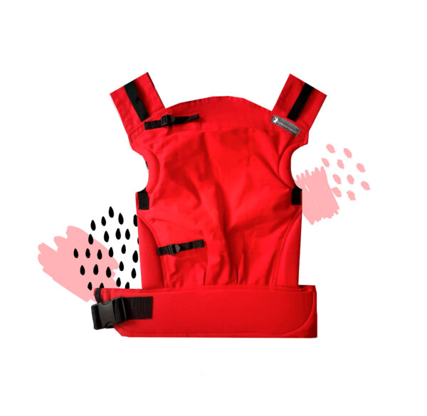 Mochila ergonómica color rojo