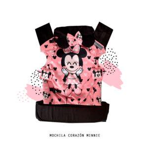 Mochila ergonomica ESTANDAR Minnie malla stock