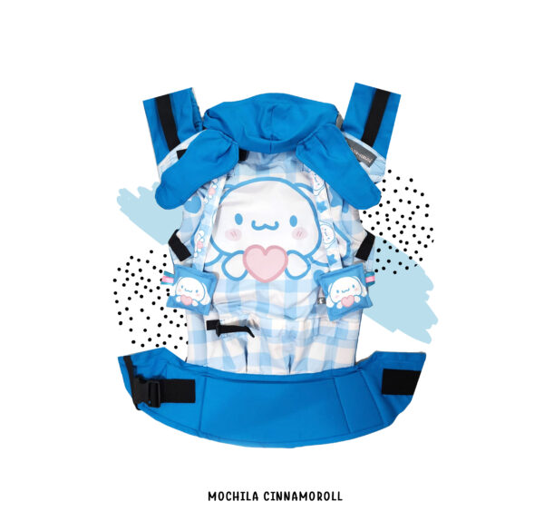 Mochila ergonomica ESTANDAR Cinnamoroll malla stock