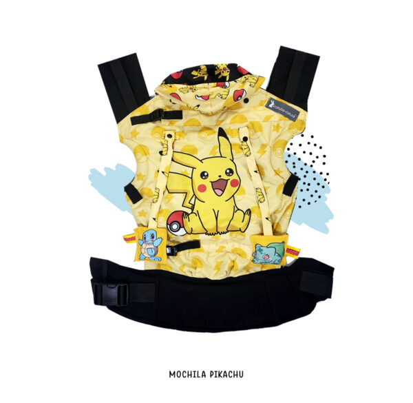 Mochila ergonomica ESTANDAR Pikachu stock