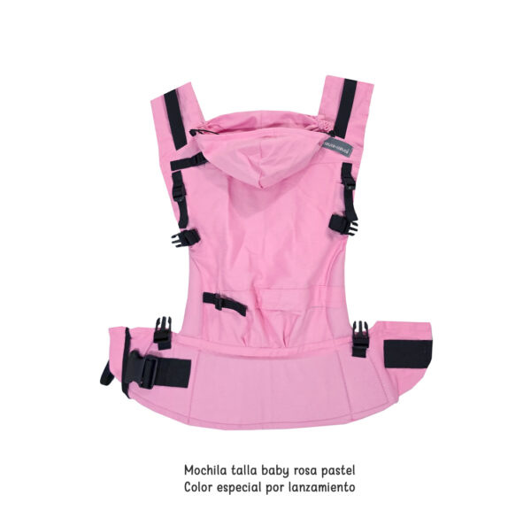 Mochila ergonómica baby rosa pastel