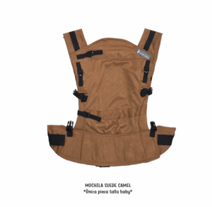 Mochila ergonómica suede camel