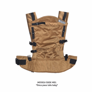 Mochila ergonómica suede miel