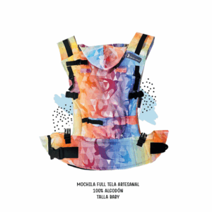 Mochila baby full artesanal colores