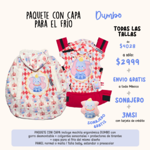 Paquete con capa Dumbo